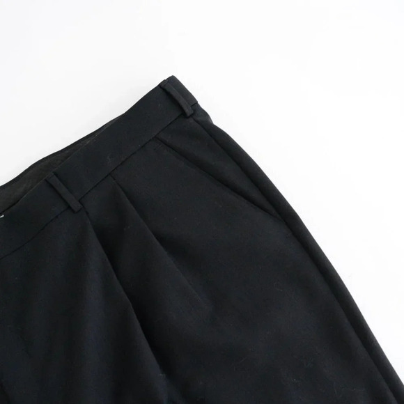 S.Cohen 100%  Wool Double Button Black Matching Suit Size 46R - Picture 7 of 16